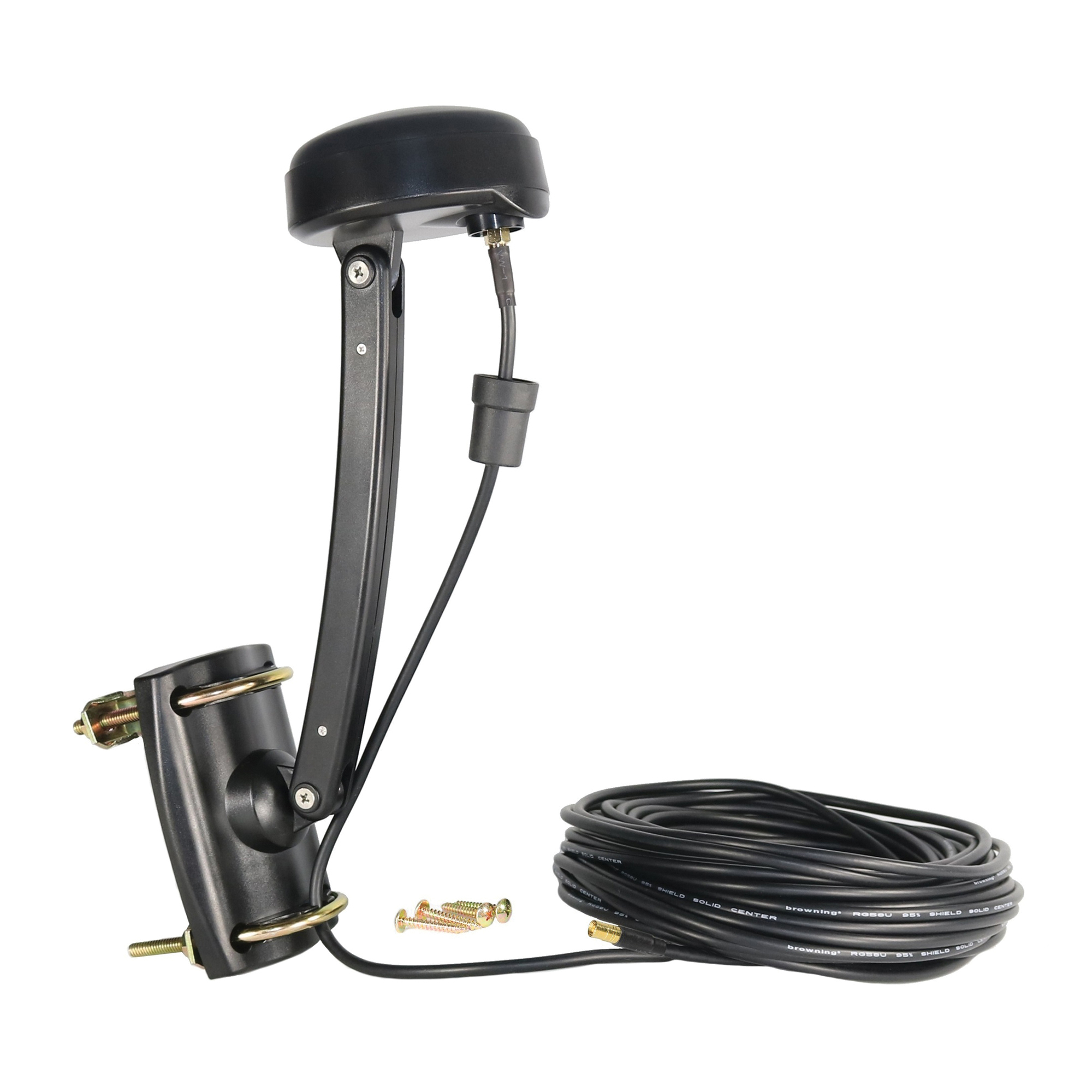 Browning SiriusXM, Outdoor Home Antenna with Amp RG58 Cable, Model# BR-H-50